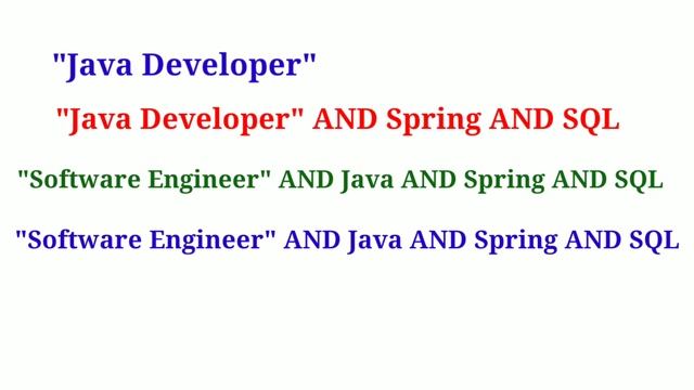 How to Make Java Developer Search String | Java Developer Boolean Search String | смотреть онлайн