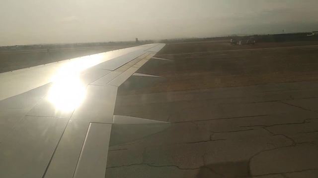 Посадка в FERGANA. HY 636 Boeing 757-200 Узбекистон Хово Йуллари. UZBEKISTAN Airways