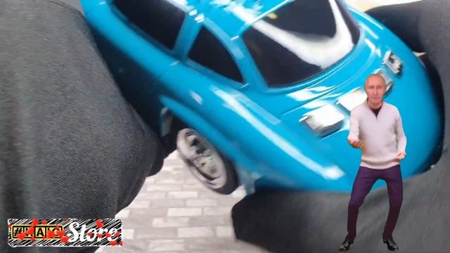 Машинка WS-300SL  - Музыкальная колонка и Power Bank в одном девайсе