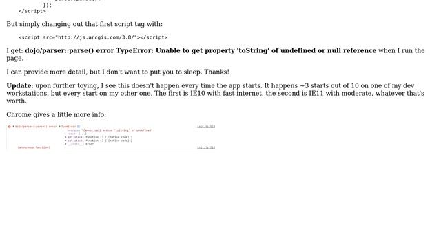 GIS: ArcGIS API for JavaScript - error in Dojo parser.parse() (2 Solutions!!) смотреть онлайн