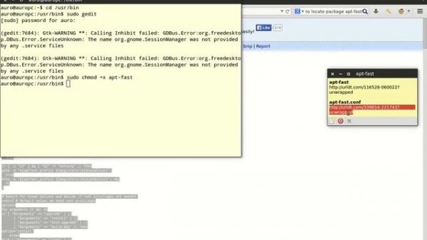 5x speedup apt-get install/upgrade by switching to apt-fast!