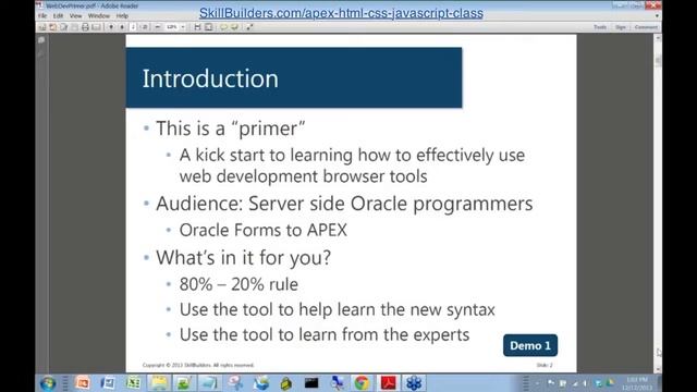 Web Development Tips for PL/SQL Programmers - Part 1 of 12 смотреть онлайн