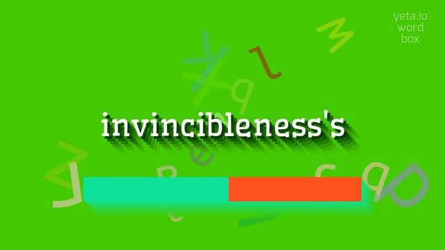 HOW TO SAY INVINCIBLENESS'S? #invincibleness's смотреть онлайн
