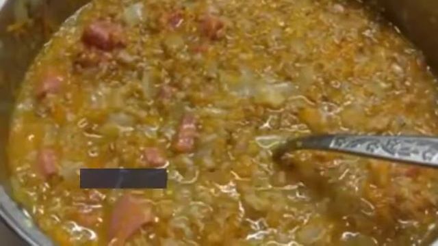 Пшеничная каша с колбасой.Рецепт пшеничной каши. смотреть онлайн