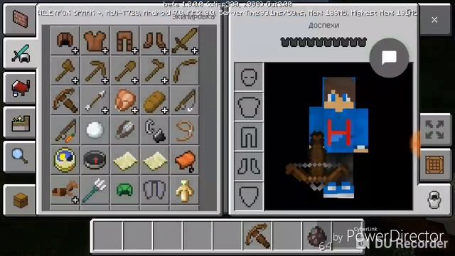 Вышил Майнкрафт 1.9.0.0! Разбойники таблички и заборы! смотреть онлайн