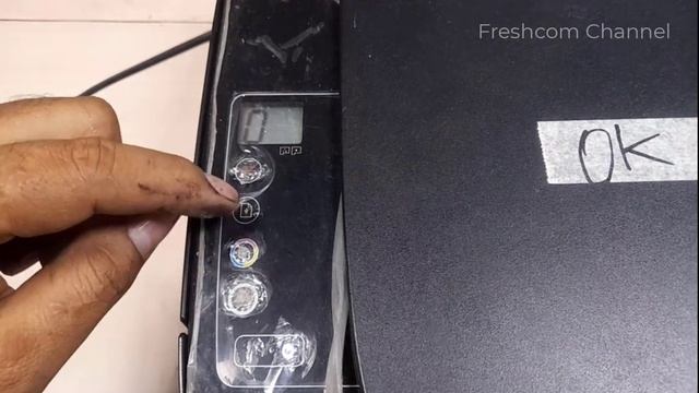 Printer HP Ink Tank 315, 415 Sejenisnya, Nozzle Check HP Ink Tank (Cek Warna) Manual Dengan Tombol