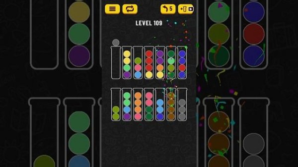 Игра Ball Sort Puzzle уровень 109 как пройти // BallSortPuzzle how to pass