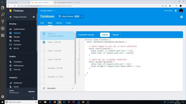 Firebase Auth Tutorial #21 - Firestore Rules with Claims смотреть онлайн