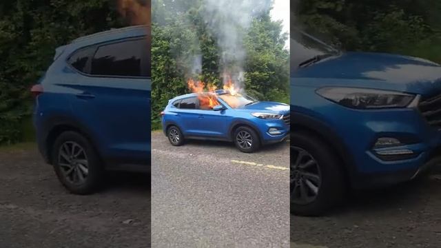 when your 2016 hyundai tucson goes on fire while driving the vehicle. смотреть онлайн