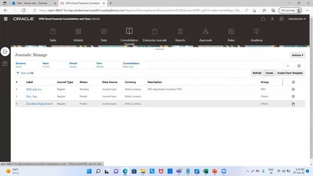 Oracle FCCs Dividend Adjustment Using Journal Posting | Oracle FCCs Journal Posting of Dividend|BIS смотреть онлайн