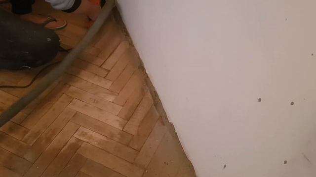 Шлифовка паркетного пола болгаркой без пыли. смотреть онлайн