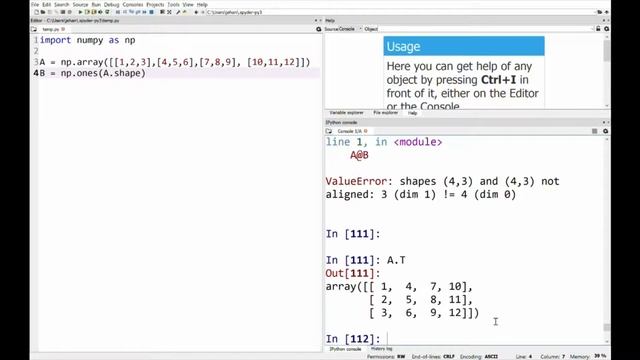 Python for Engineers, Numpy, vectors, matrix math, linear algebra in python смотреть онлайн