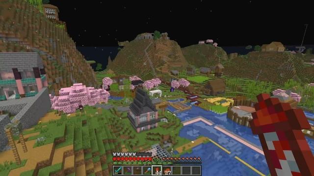 100 ДНЕЙ ВЫЖИВАНИЯ в МАЙНКРАФТ ХАРДКОРЕ, но 100 ИГРОКОВ СТРОЯТ ОГРОМНЫЙ ГОРОД! смотреть онлайн