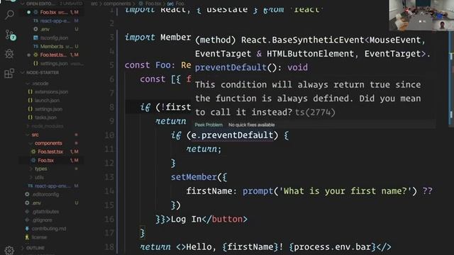 TypeScript (1 of 4): React смотреть онлайн