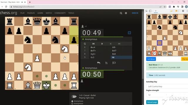 Cheating On Lichess Using Turbo Lichess Chrome Extension