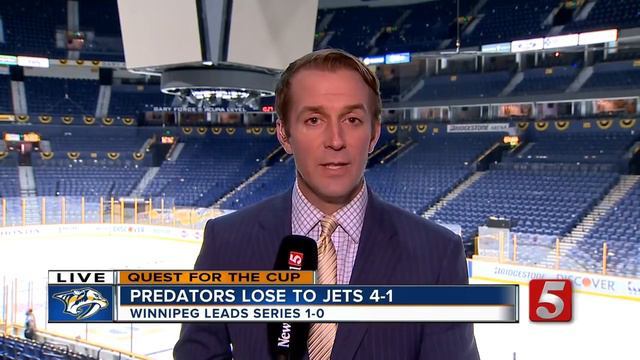 Opportunistic Jets Steal Game 1 From Preds смотреть онлайн