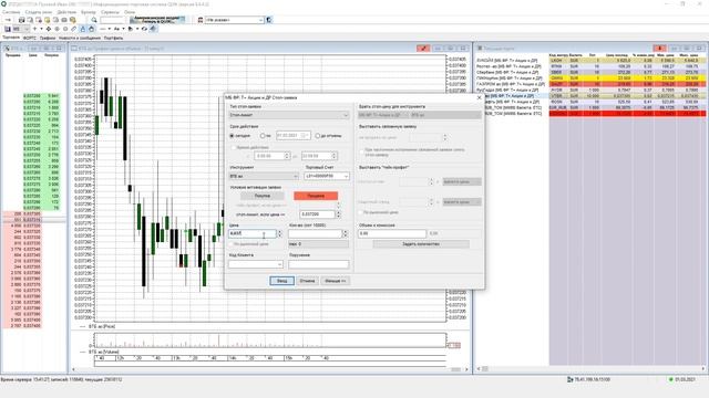 Устанавливаем stop loss и take profit и другие условные заявки в QUIK смотреть онлайн