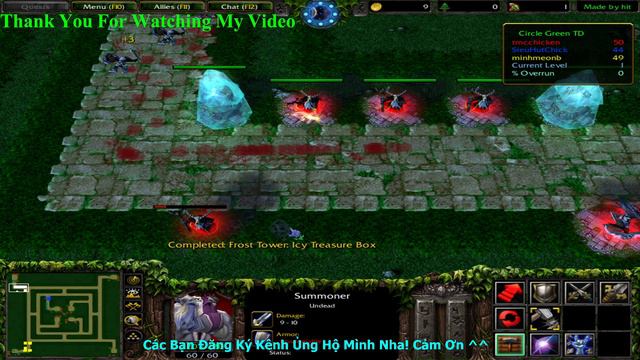 Warcraft III : Green Circle TD 3.4 DB #1 смотреть онлайн