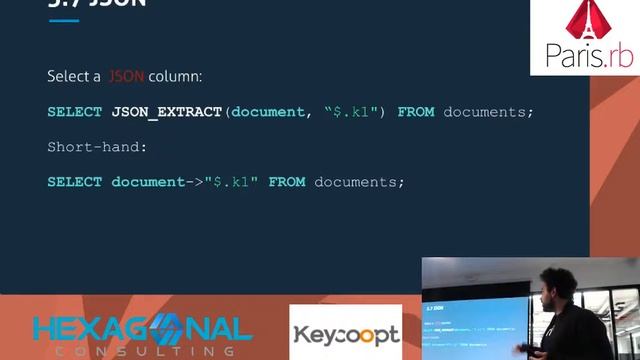 Michael Bensoussan - MySQL 5.6, 5.7 and what's coming in 8.0 - Paris.rb 2 mai 2017 @Drivy смотреть онлайн