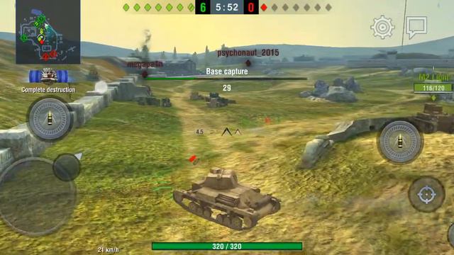 World of Tanks Blitz Mobile First Game Play смотреть онлайн