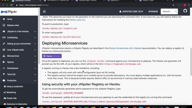 JHipster - Guide, basic steps how to deploy application into herorku server (Hướng dẫn....) смотреть онлайн