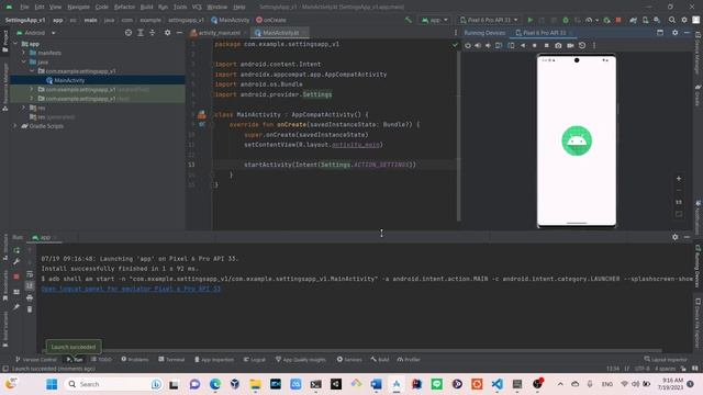 Demo of settings app in Kotlin in Android Studio -- Kotlin -- Android Studio смотреть онлайн