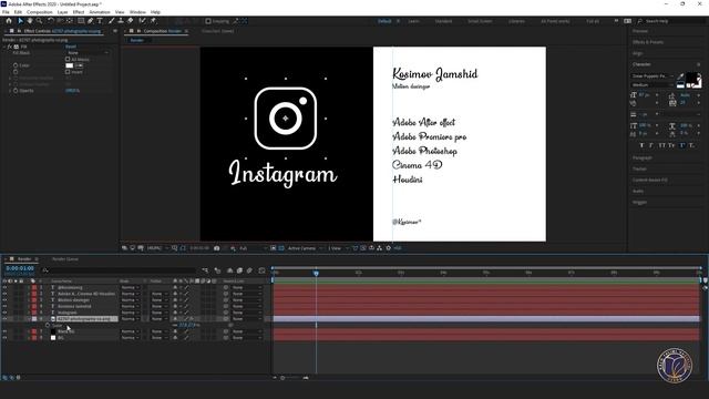 Motion graphics. 6- dars. Kichik dizayn yaratish смотреть онлайн