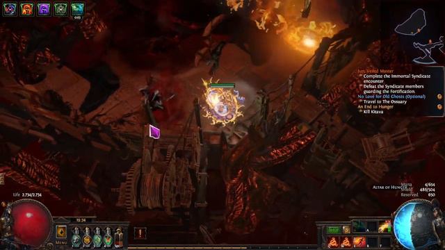[POE] (*/ω＼*) Fire burst ignite autobomber levelling/kitava (feat. wrong pantheon) смотреть онлайн