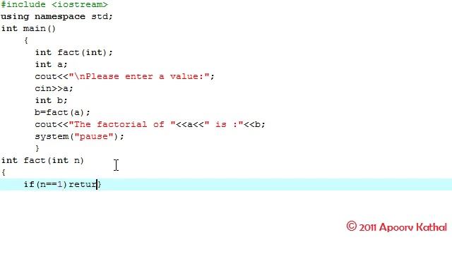 C++ in Hindi -24 Recursion смотреть онлайн