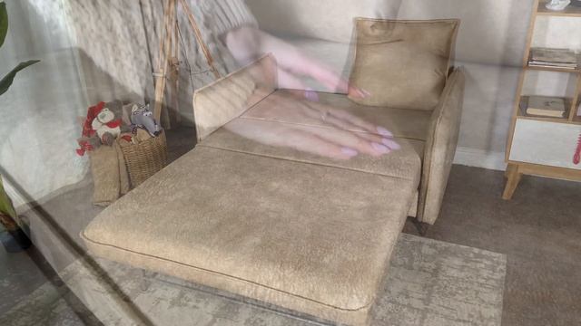 Компактный диван-кровать "Фьорд Smart 120" длиной 142 см смотреть онлайн