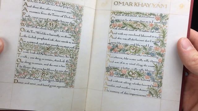 Rubáiyát of Omar Khayyám | William Morris Facsimile ❦ Folio Society Reviews смотреть онлайн