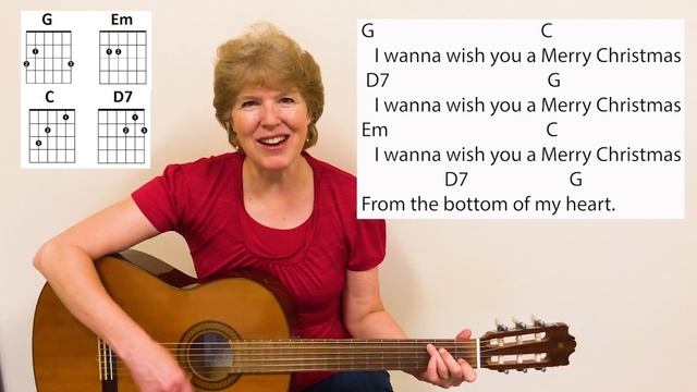 Feliz Navidad (Easy Guitar Play Along)