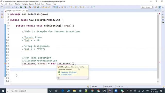 39 ExceptionHandling Part1 смотреть онлайн
