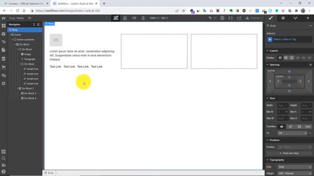 如何在webflow里做一个响应式的网页footer смотреть онлайн