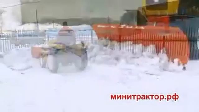 Отвал передненавесной на минитрактор смотреть онлайн