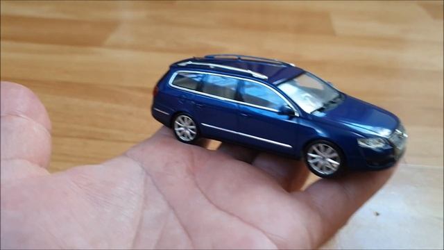 Diecast VW Passat B6,Minichamps, 1:43 Scale.Автомодели.Обзор