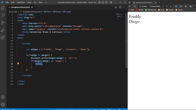 ✅ Curso de Javascript desde CERO - Sentencias Break y Continue #10 смотреть онлайн
