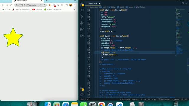 KonvaJS Tutorial 4 Tween Animation | konvajs | konvajs tutorials | konvajs react | konva tutorial смотреть онлайн