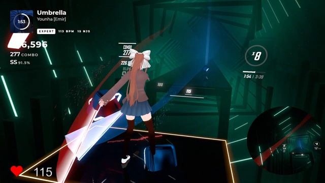 Just a Raining ? Day ☔️ {Umbrella (우산) - Younha (윤하) [Emir] (EXPERT) | Full Combo | FBT} смотреть онлайн