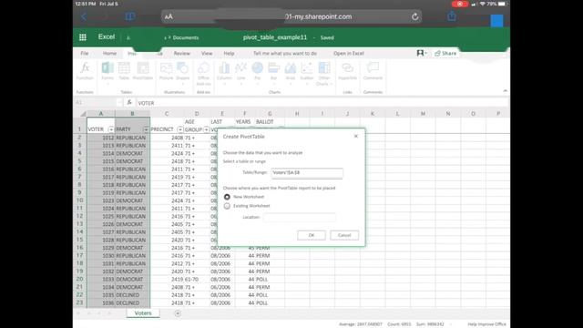 Excel Pivot Tables on iPad - 2019! смотреть онлайн