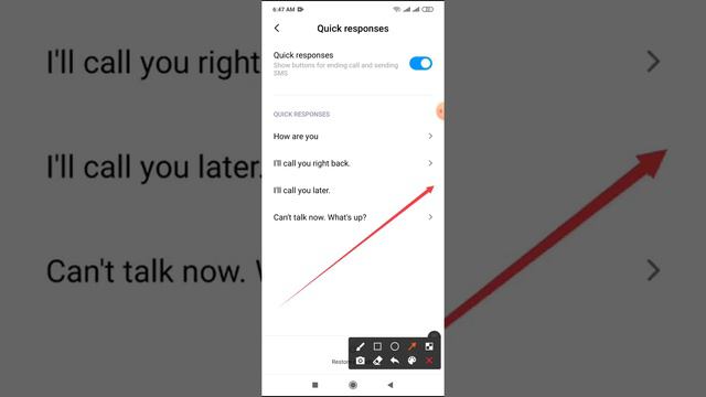 Show buttons ending SMS edit setting on redmi note 8 смотреть онлайн