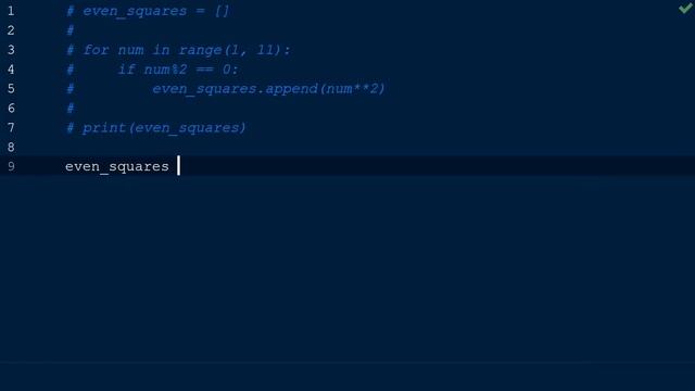 Python | List Comprehension смотреть онлайн