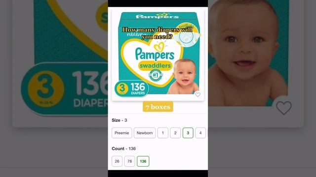 How many diapers will you need? смотреть онлайн