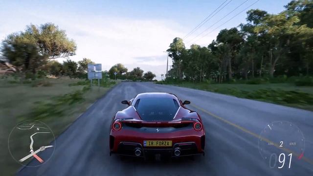 Ferrari 488 Pista - forza horizon 5 | XBOX SERIES X смотреть онлайн