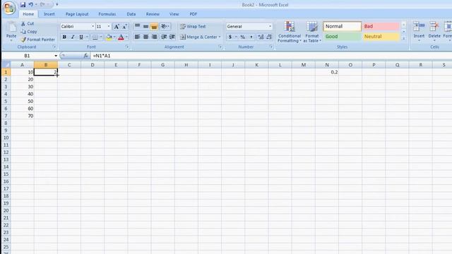 How to Treat a Variable as a Constant in Excel : Tips for Microsoft Excel смотреть онлайн