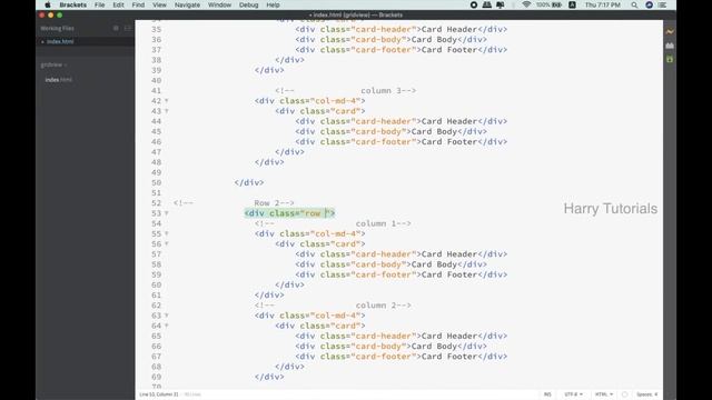 Grid View in Bootstrap 4 by using cards смотреть онлайн
