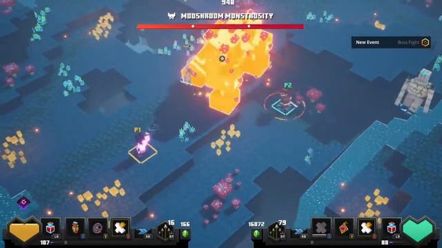 Beating Minecraft Dungeons Secret Mooshroom Level смотреть онлайн