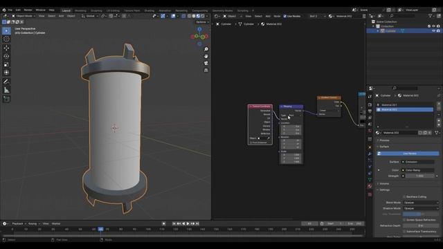 анимация текстура Blender