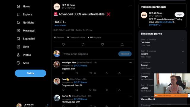 I PRIMI CREDITI SULLA WEB APP DI FIFA 23! | SBC AVANZATE UNA DELUSIONE! смотреть онлайн