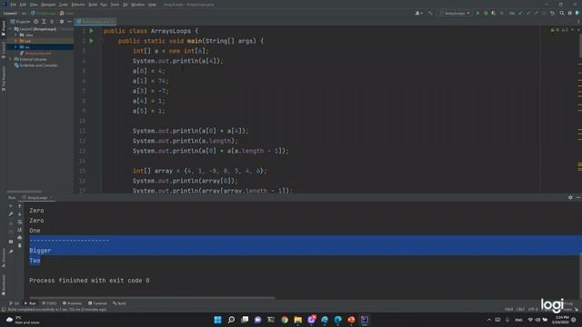 Java ծրագրավորում, դաս 3 - զանգվածներ, ցիկլեր (arrays, loops) смотреть онлайн
